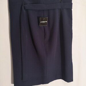 NWT Liz Claiborne Ladies Size 14 Navy Career Skirt